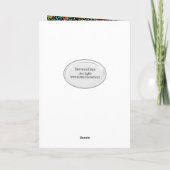 Carte vin blanc avec confetti d'anniversaire (Dos)