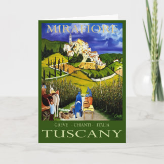 CARTE VIN DE LA TOSCANE