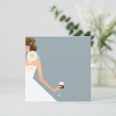 Carte vin de mariage (Debout devant)