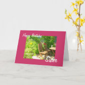 Carte Vin de patio (Fleur jaune)