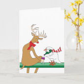 Carte Vin de vacances (Fleur jaune)