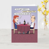 Carte Vin Funny Parfaitement Vieilli Anniversaire (Fleur jaune)