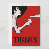 Carte Vin, merci, (Devant)