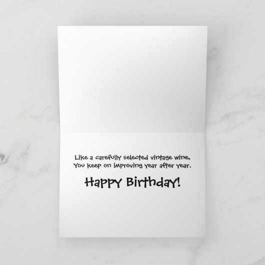 Carte Vin mûr (Intérieur)