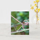 Carte Vin Passion ~ Pourquoi Knot? ! (Fleur jaune)