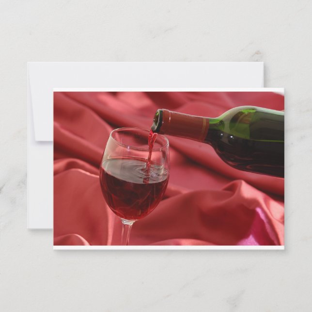 Carte Vin rouge (Devant)