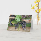 Carte Vin sur la vigne (Fleur jaune)
