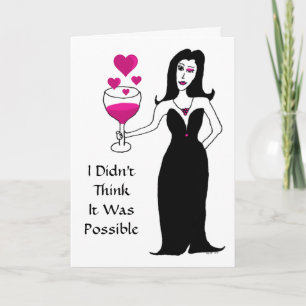 Carte Vin Vixen Valentine's Day Card