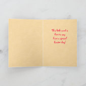 Carte Vinage Pâques pour enfants (Intérieur)