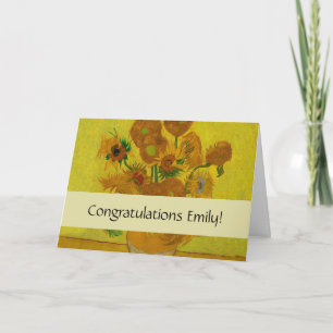 Carte Vincent Van Gogh 15 Tournesols Peinture