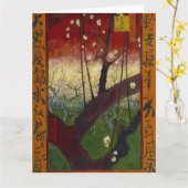 Carte Vincent Van Gogh - Arbre à prune floraison (Fleur jaune)