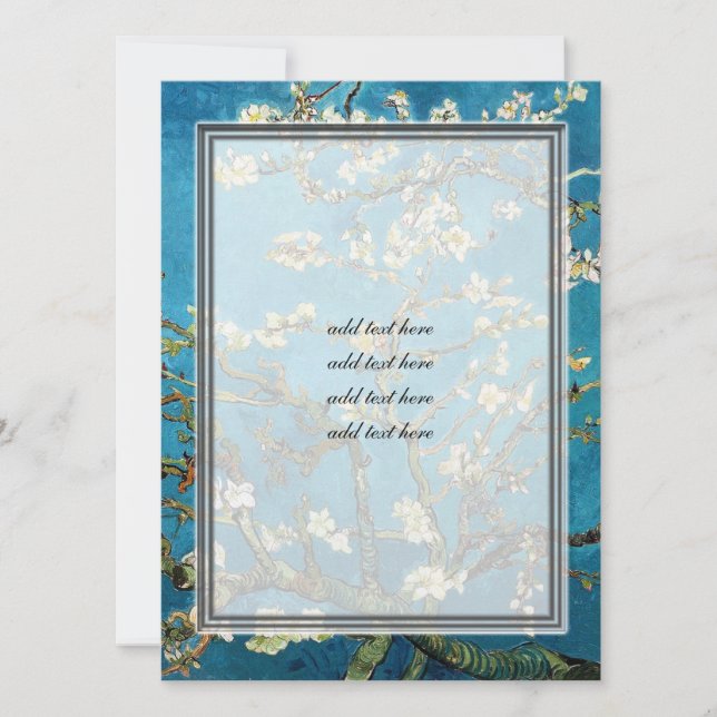 Carte Vincent van Gogh, Arbre aux amandes en fleurs (Devant)