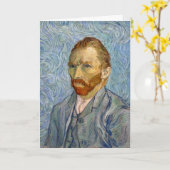Carte Vincent Van Gogh - Autoportrait (Fleur jaune)