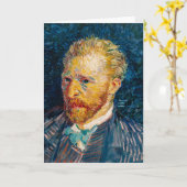 Carte Vincent Van Gogh - Autoportrait (Fleur jaune)
