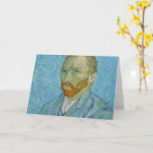 Carte Vincent Van Gogh Autoportrait (Fleur jaune)