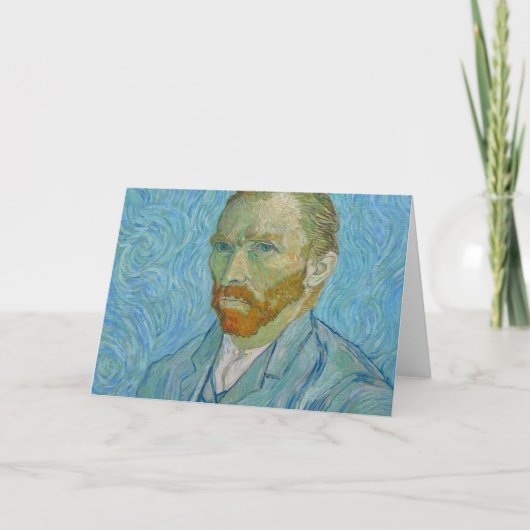 Carte Vincent Van Gogh Autoportrait (Devant)