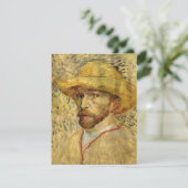 Carte Vincent van Gogh Autoportrait avec Casquette paill (Debout devant)
