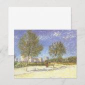 Carte Vincent van Gogh - Aux abords de Paris (Devant / Derrière)