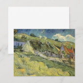Carte Vincent van Gogh - Chaumières (Devant / Derrière)
