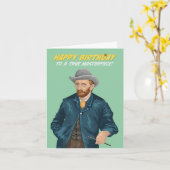 Carte Vincent Van Gogh Chef-d'oeuvre Anniversaire (Fleur jaune)