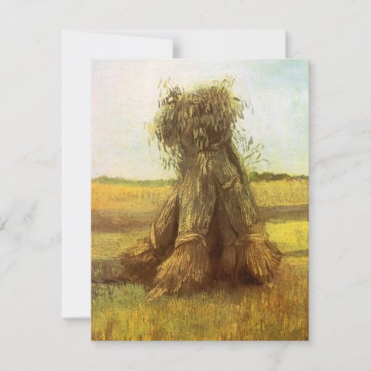 Carte Vincent van Gogh - Chênes du blé (Devant)