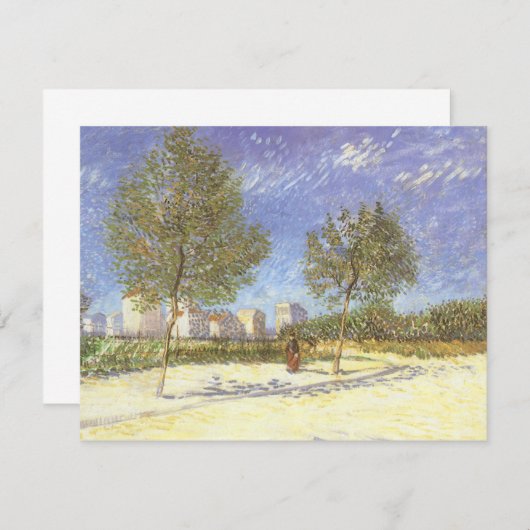 Carte Vincent van Gogh - En périphérie de Paris (Devant / Derrière)