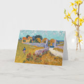 Carte Vincent van Gogh - Ferme en Provence (Fleur jaune)