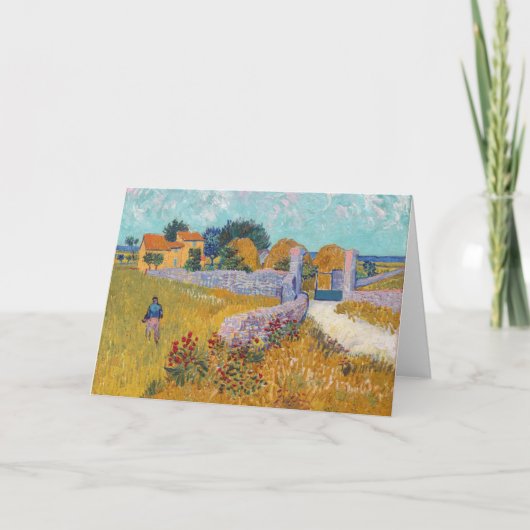 Carte Vincent van Gogh - Ferme en Provence (Devant)
