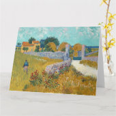 Carte Vincent Van Gogh, Ferme en Provence (Fleur jaune)
