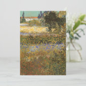 Carte Vincent van Gogh - Flower Garden (Debout devant)