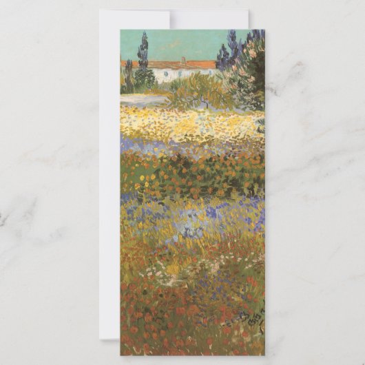 Carte Vincent van Gogh - Flower Garden (Devant)