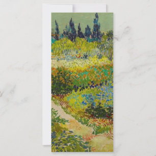 Carte Vincent Van Gogh Garden à Arles Card