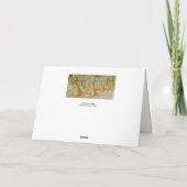 Carte Vincent van Gogh - Gerbes de Blé (Dos)