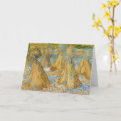 Carte Vincent van Gogh - Gerbes de Blé (Fleur jaune)