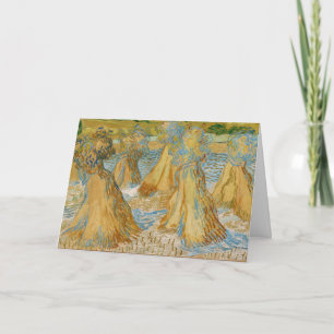Carte Vincent van Gogh - Gerbes de Blé