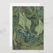 Carte Vincent van Gogh - Grand Moth Peacock (Devant / Derrière)
