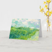 Carte Vincent Van Gogh Green Wheatfield (Fleur jaune)