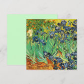Carte Vincent van Gogh,Iris (Devant / Derrière)