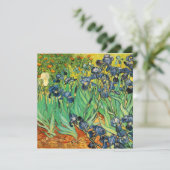 Carte Vincent van Gogh,Iris (Debout devant)