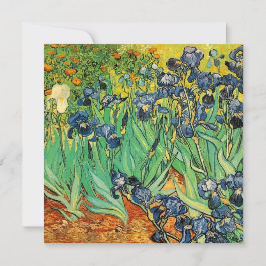 Carte Vincent van Gogh,Iris (Devant)