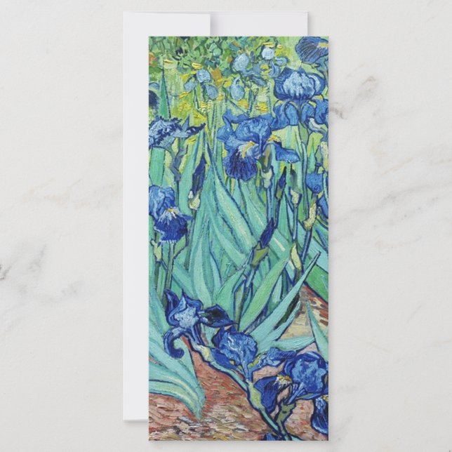 Carte Vincent van Gogh, Iris. (Devant)