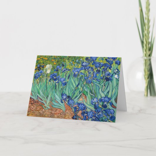 Carte Vincent Van Gogh - Iris (Devant)