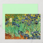 Carte Vincent van Gogh,Iris (Devant / Derrière)