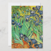 Carte Vincent van Gogh,Iris (Dos)