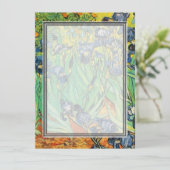 Carte Vincent van Gogh,Iris (Debout devant)