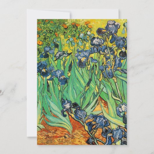 Carte Vincent van Gogh,Iris (Devant)