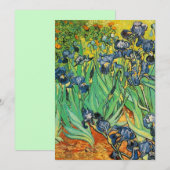 Carte Vincent van Gogh,Iris (Devant / Derrière)