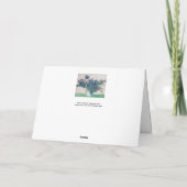 Carte Vincent van Gogh - Irises (Dos)