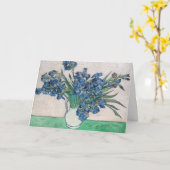 Carte Vincent van Gogh - Irises (Fleur jaune)