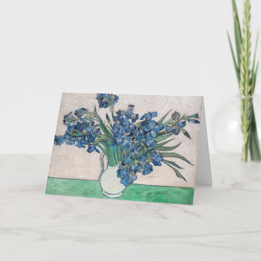 Carte Vincent van Gogh - Irises (Devant)
